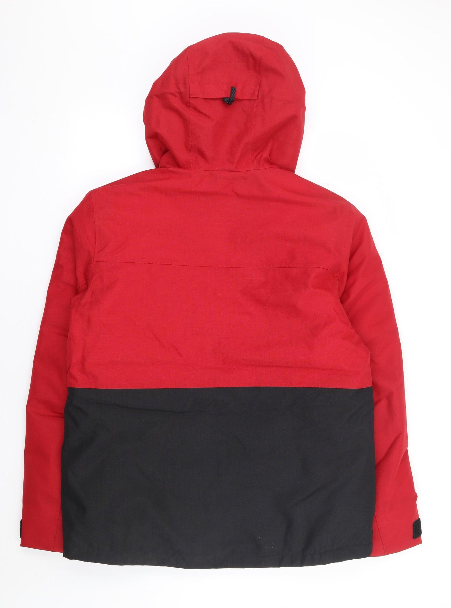 TOG24 Mens Red Rain Coat Coat Size M Zip - Colourblock