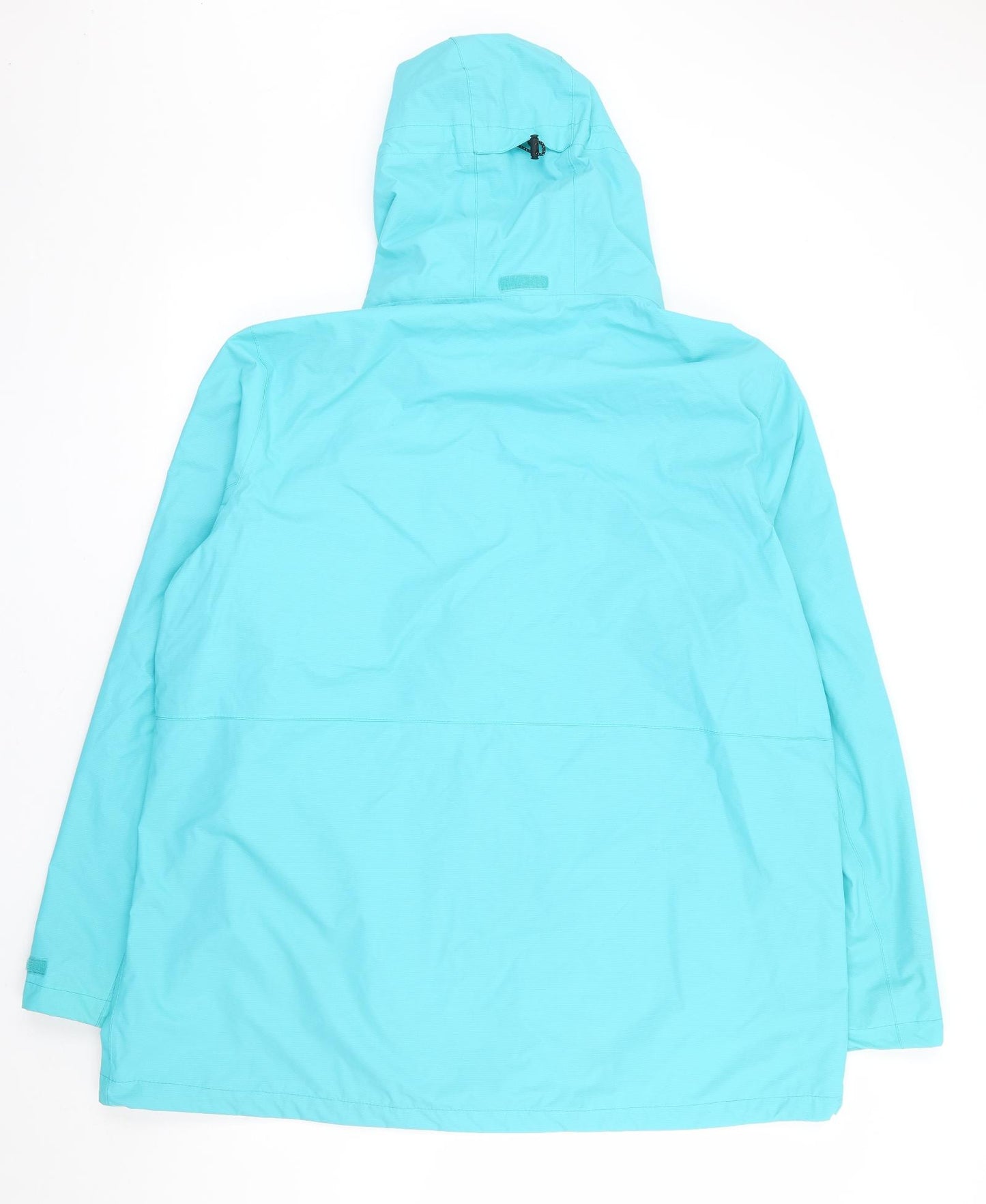 TOG24 Womens Blue Rain Coat Coat Size 24 Zip