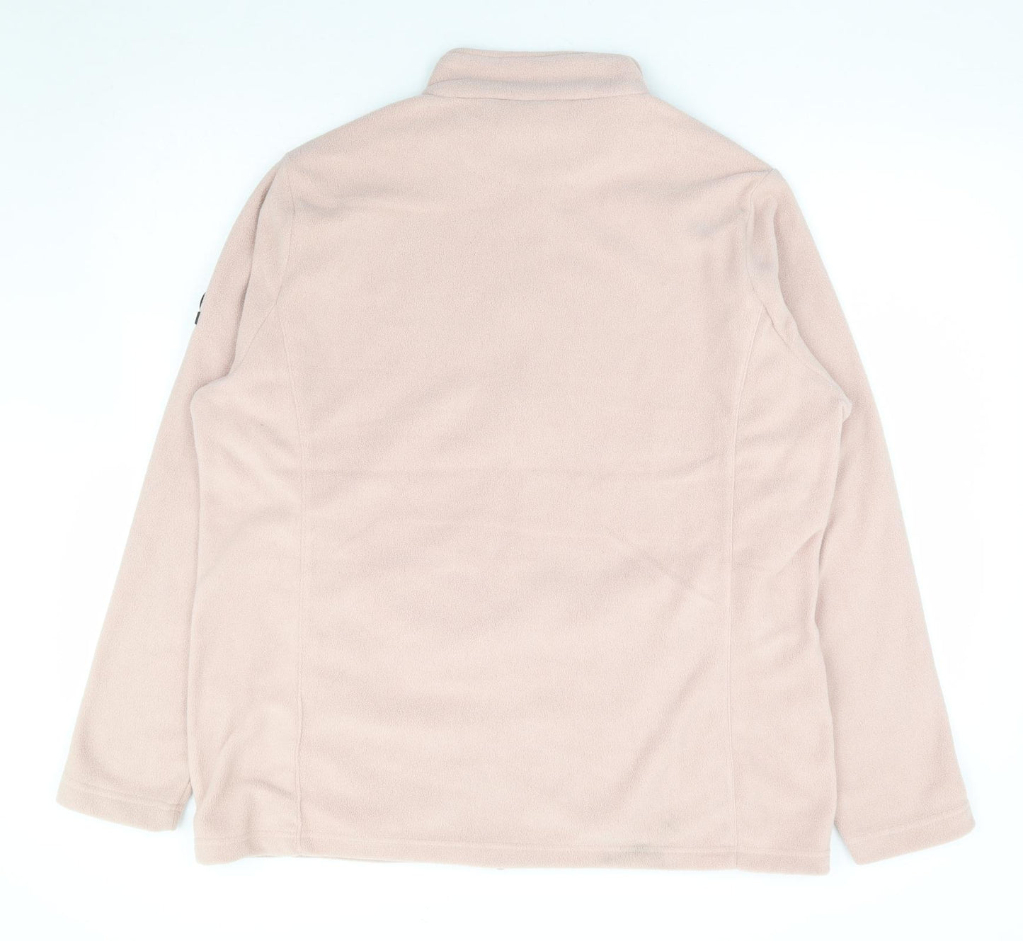 TOG24 Womens Pink 100% Polyester Full Zip Sweatshirt Size 16 Zip