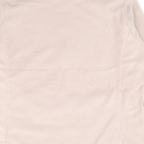 TOG24 Womens Pink 100% Polyester Full Zip Sweatshirt Size 16 Zip