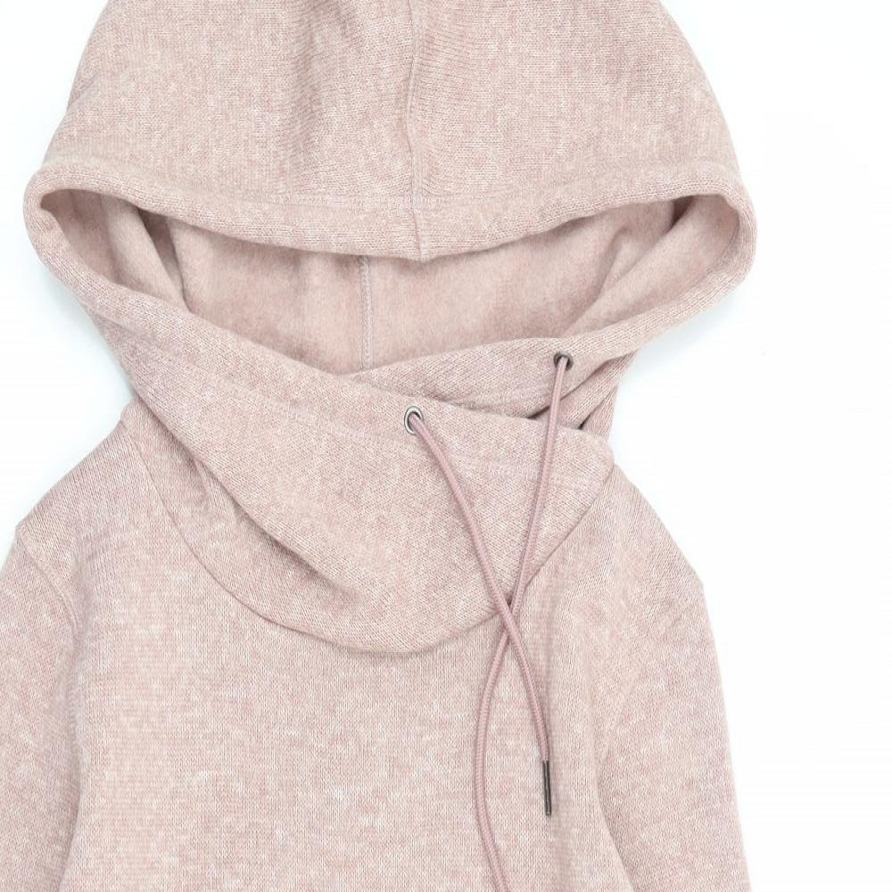 TOG24 Womens Pink 100% Polyester Pullover Hoodie Size 10 Pullover