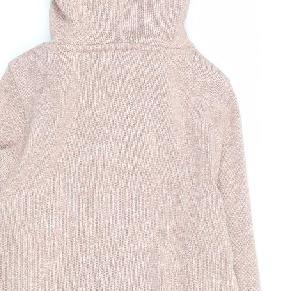 TOG24 Womens Pink 100% Polyester Pullover Hoodie Size 10 Pullover