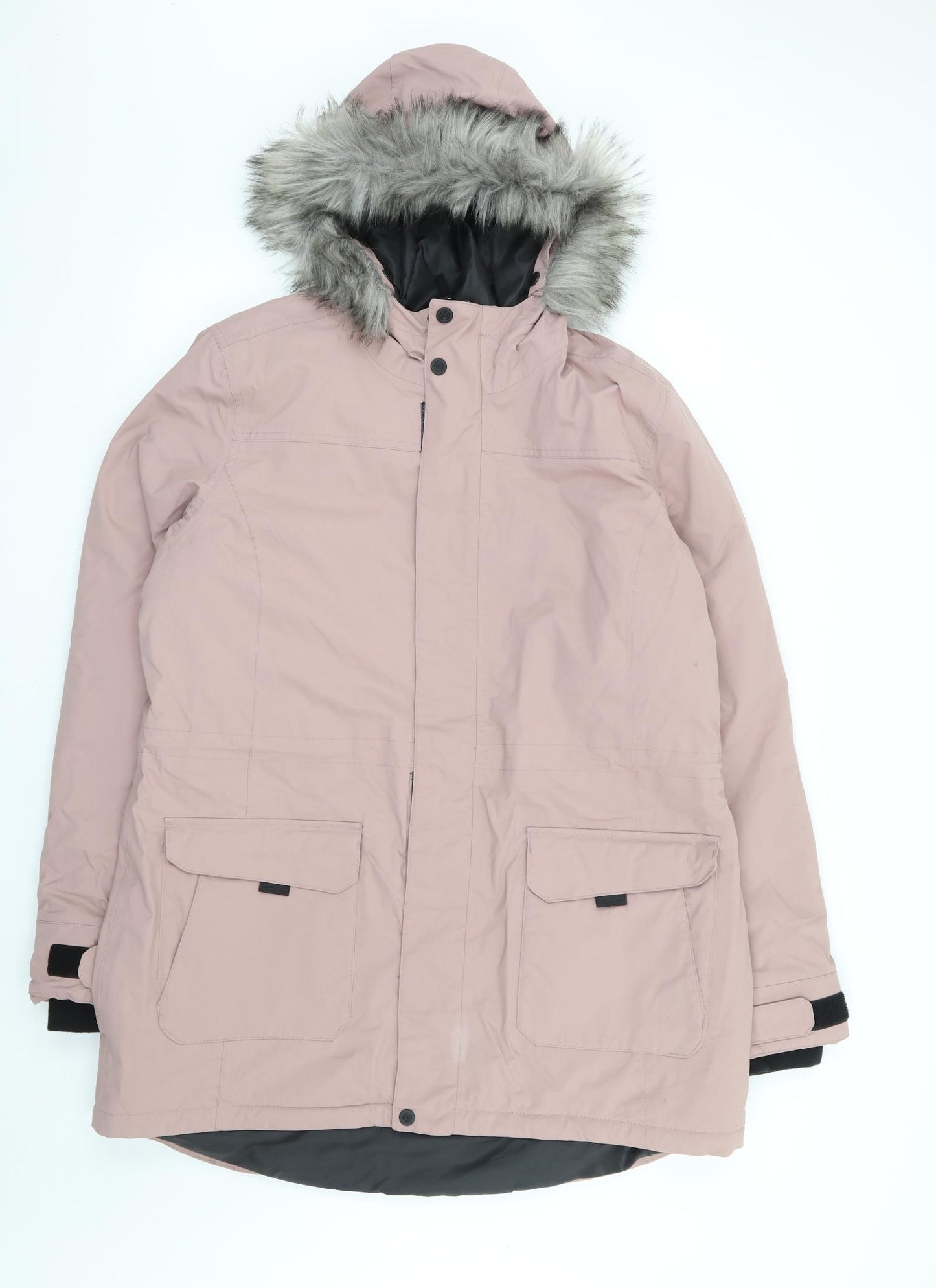 TOG24 Womens Pink Parka Coat Size 18 Zip