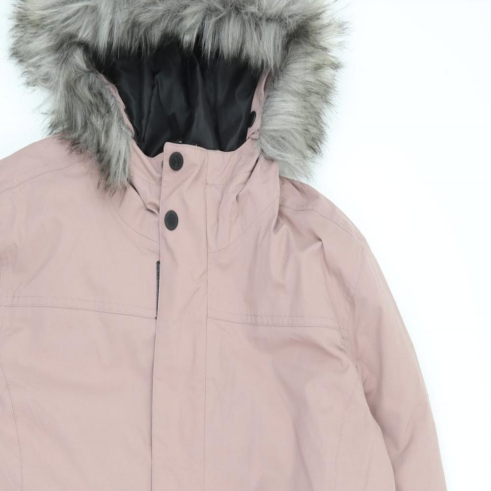 TOG24 Womens Pink Parka Coat Size 18 Zip
