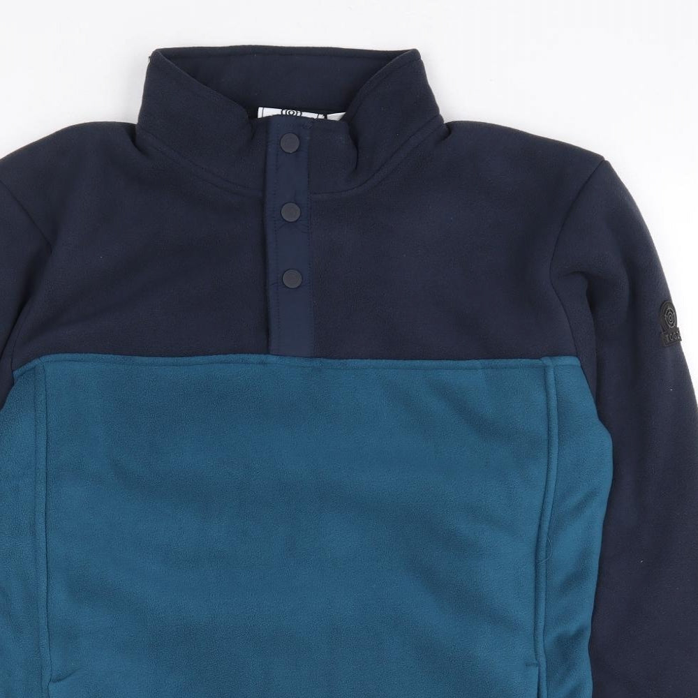 TOG24 Mens Blue Polyester Pullover Sweatshirt Size M - Soft Touch