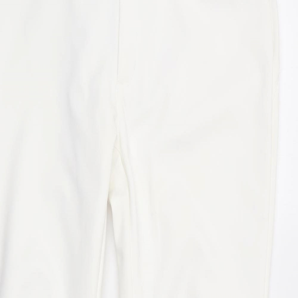 TOG24` Womens White Polyester Snow Pants Trousers Size 10 L31 in Regular Zip