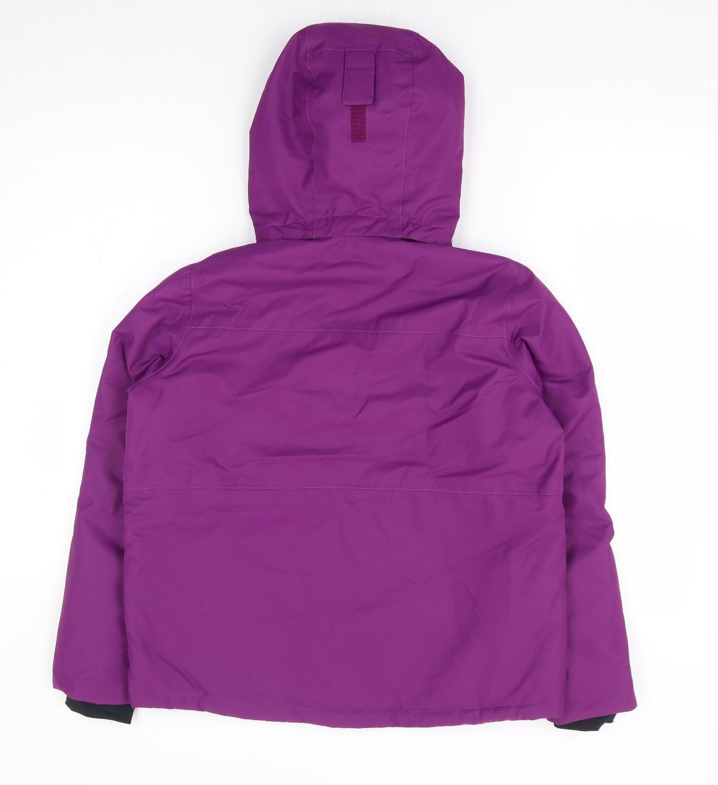 TOG24 Girls Purple Rain Coat Jacket Size 12 Years Zip