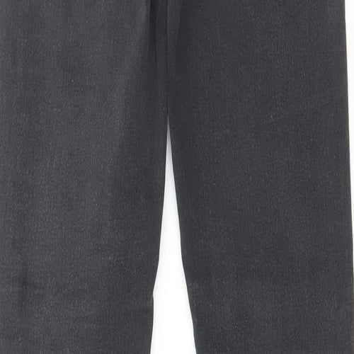 Denim & Co. Womens Black Cotton Skinny Jeans Size 8 L28 in Regular Zip