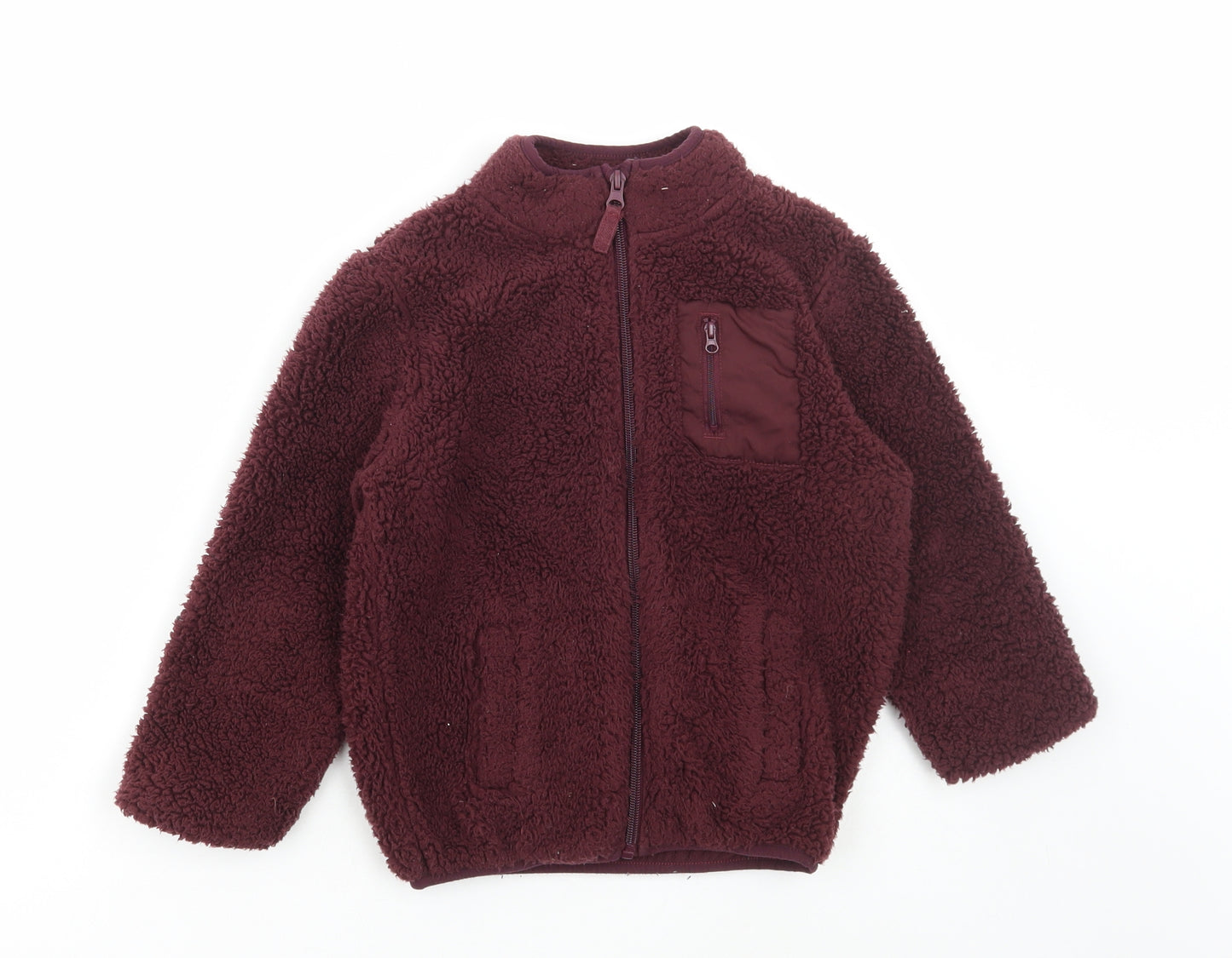 Dunnes Stores Boys Purple Jacket Size 7-8 Years Zip