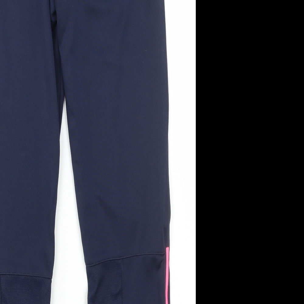 Gaagle Girls Blue Polyester Jogger Trousers Size 10-11 Years Regular Drawstring - Gaagle