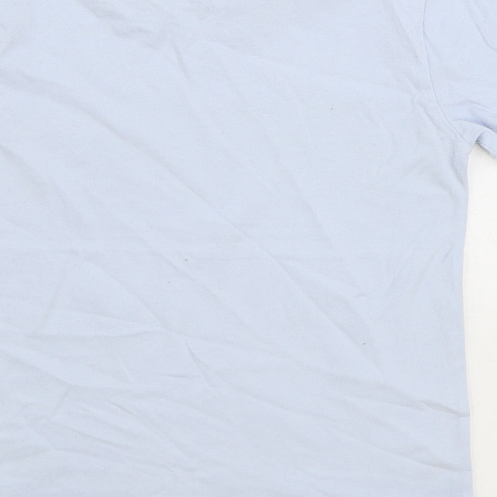 NEXT Boys Blue Camouflage 100% Cotton Basic T-Shirt Size 5 Years Round Neck Pullover - Drip