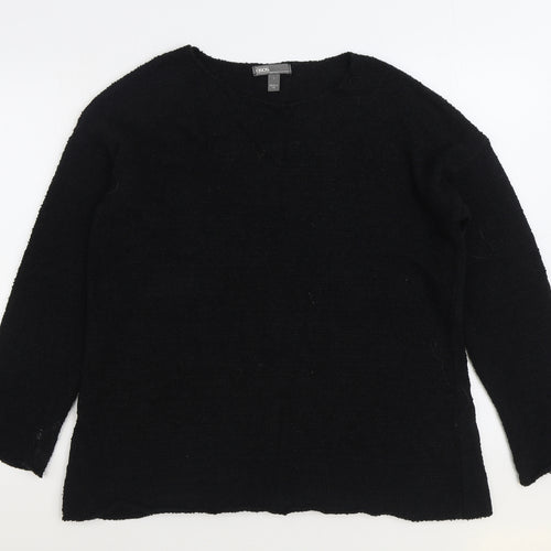 ASOS Womens Black Round Neck Acrylic Pullover Jumper Size S
