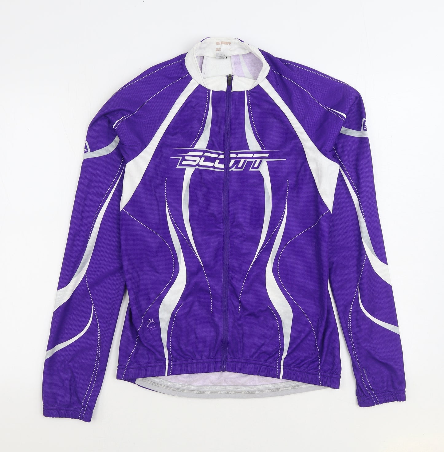 SCOTT Mens Purple Jacket Size L Zip