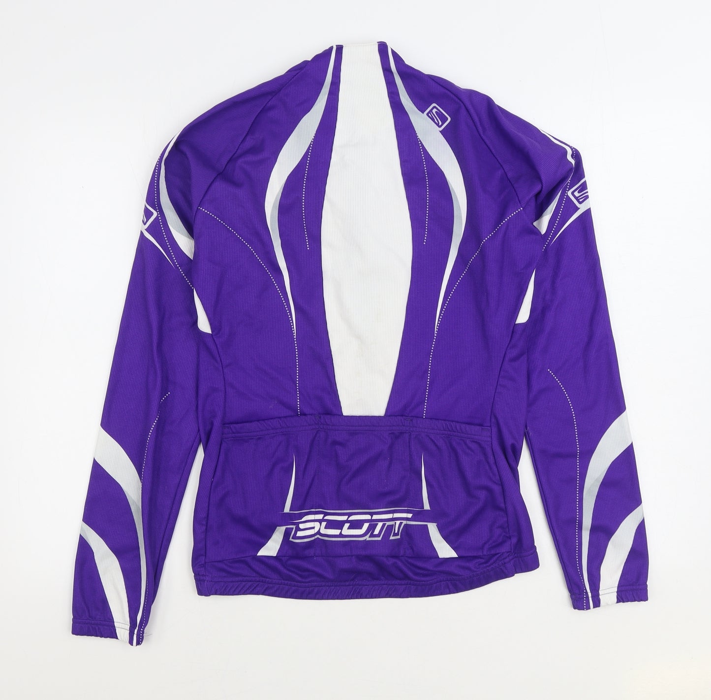 SCOTT Mens Purple Jacket Size L Zip