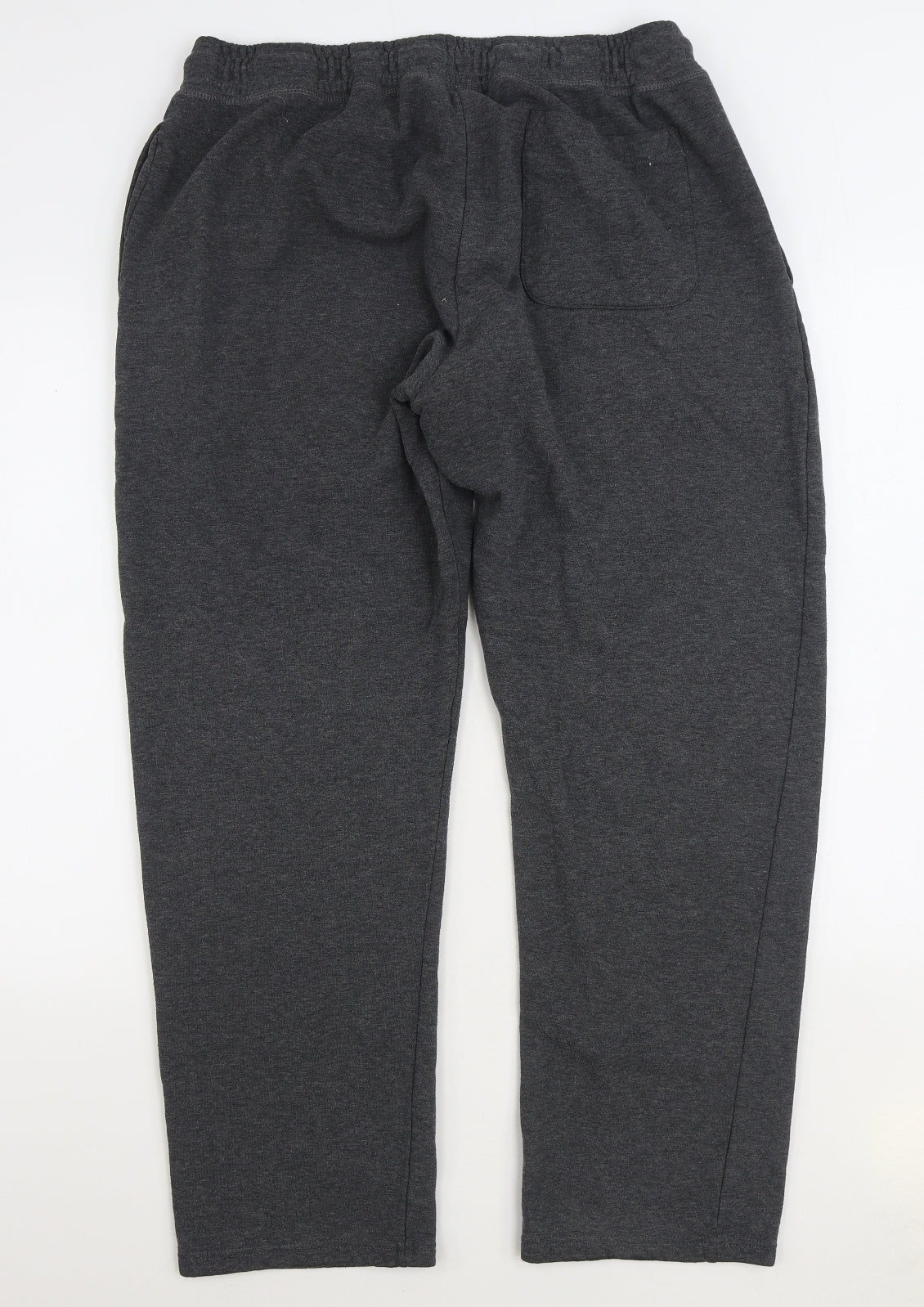 Dunnes Stores Mens Grey Cotton Jogger Trousers Size 2XL L31 in Regular Drawstring