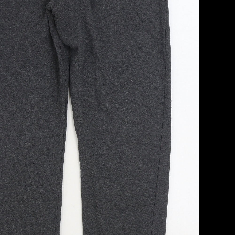 Dunnes Stores Mens Grey Cotton Jogger Trousers Size 2XL L31 in Regular Drawstring