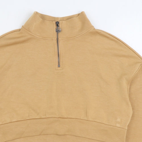 Gilly Hicks Womens Brown Polyester Pullover Sweatshirt Size M Pullover - Cropped