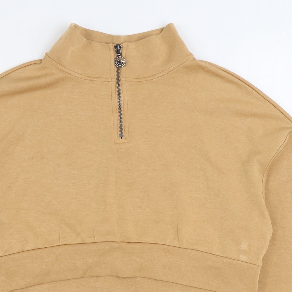 Gilly Hicks Womens Brown Polyester Pullover Sweatshirt Size M Pullover - Cropped