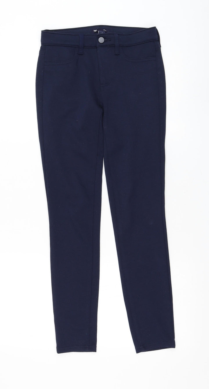 Gap Womens Blue Polyester Capri Leggings Size 4 L27 in