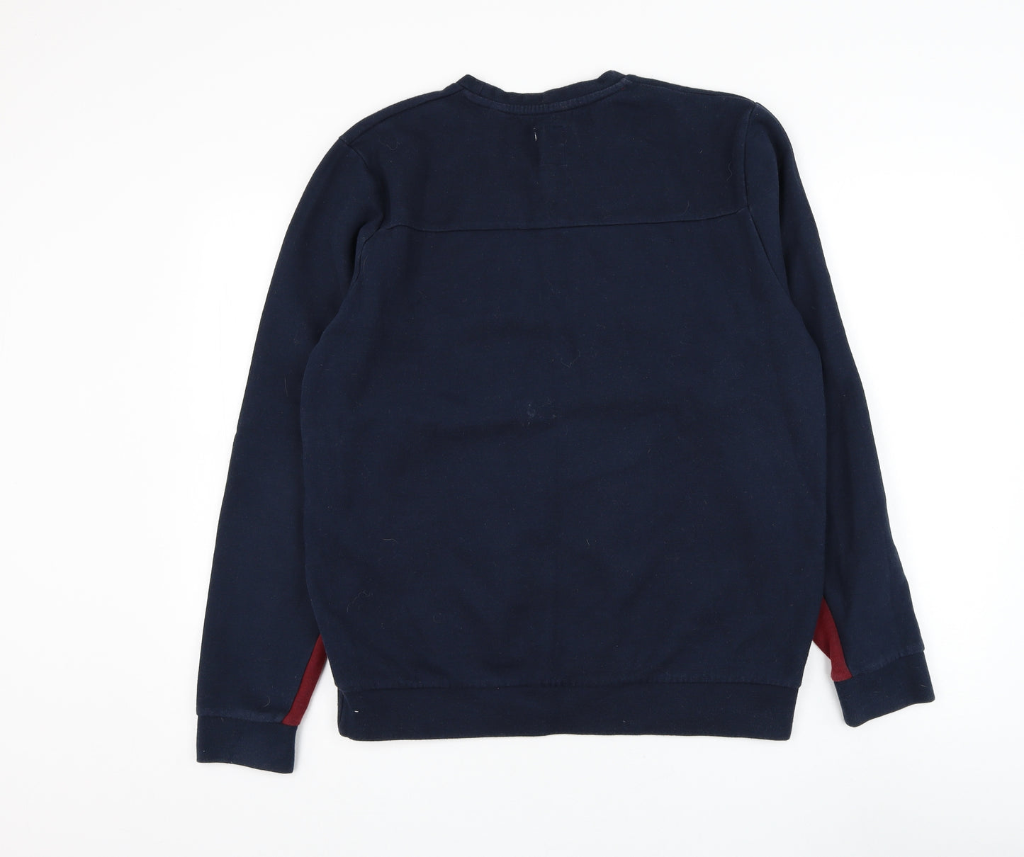 Jack Wills Mens Blue Cotton Pullover Sweatshirt Size L
