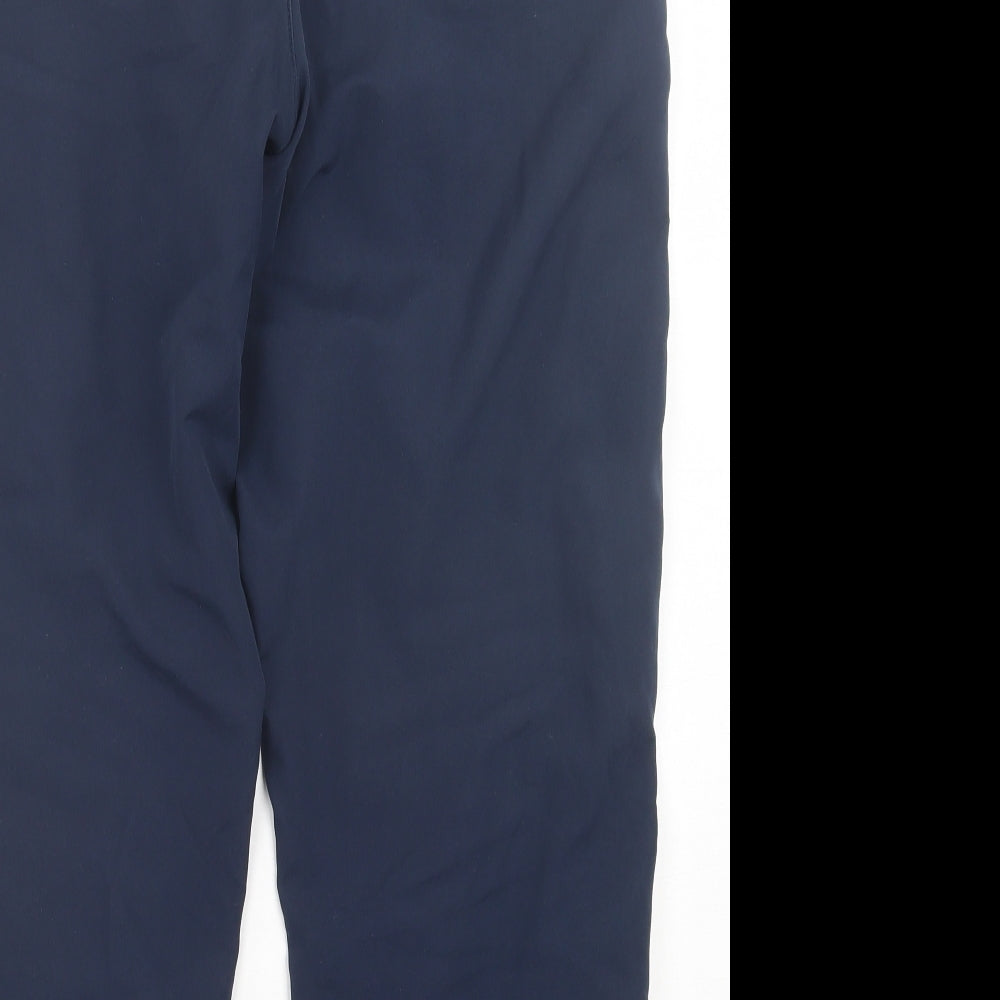 Slazenger Mens Blue Polyester Jogger Trousers Size L L27 in Regular Drawstring