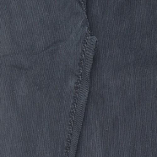 NEXT Mens Black Cotton Chino Trousers Size 32 in L29 in Regular Button - Short Leg