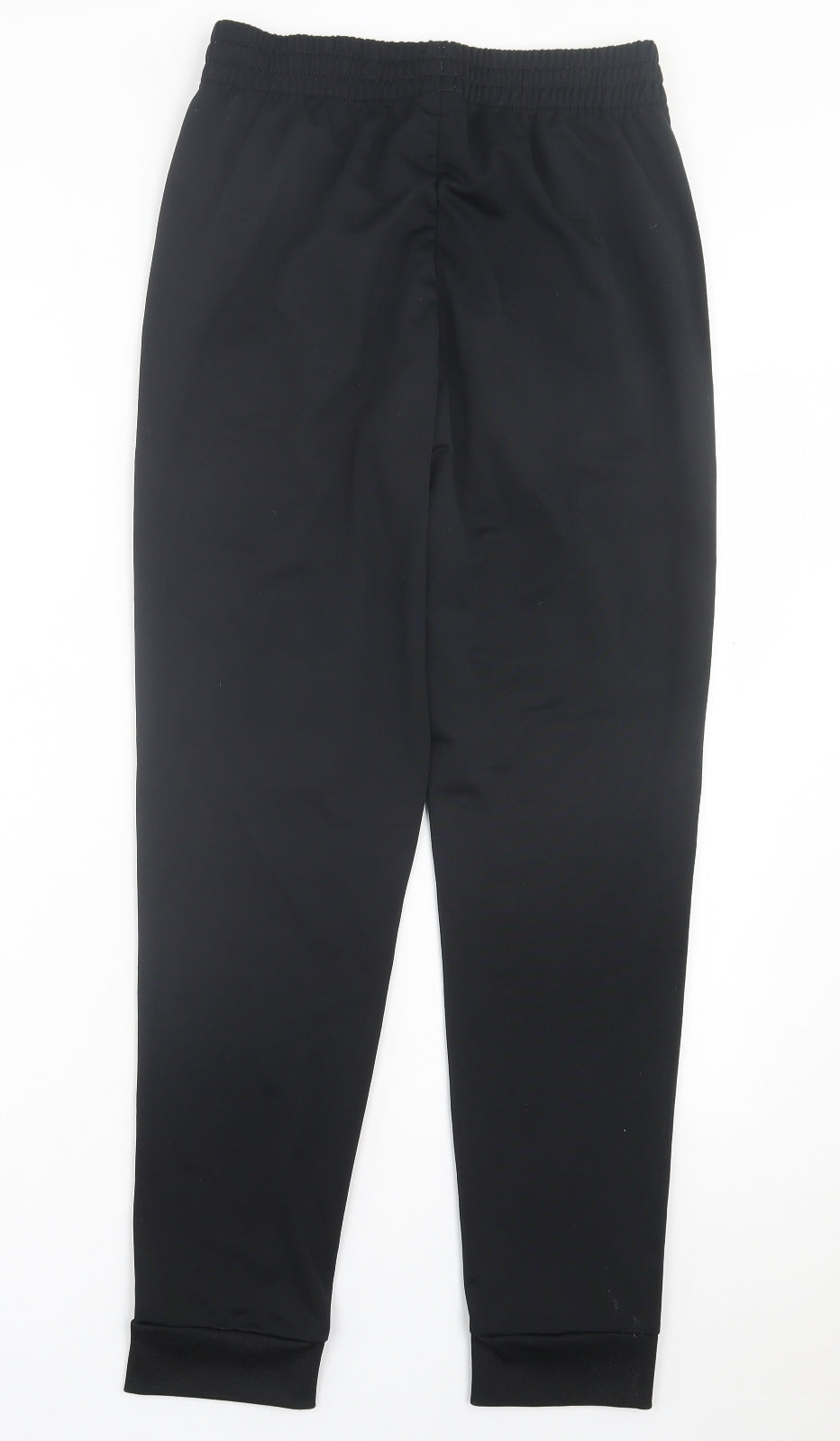 adidas Mens Black Polyester Jogger Trousers Size L L29 in Regular Tie
