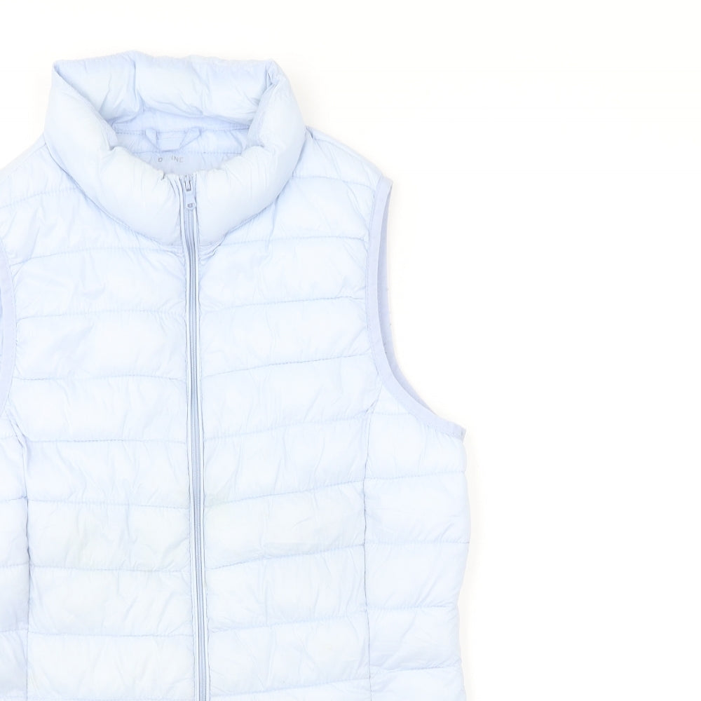 Dunnes Stores Womens Blue Gilet Jacket Size XS Zip