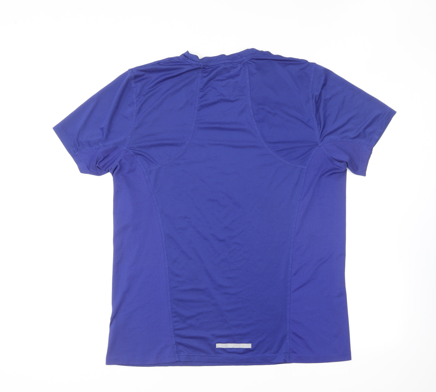 Primark Mens Blue Polyester Basic T-Shirt Size XL Round Neck Pullover