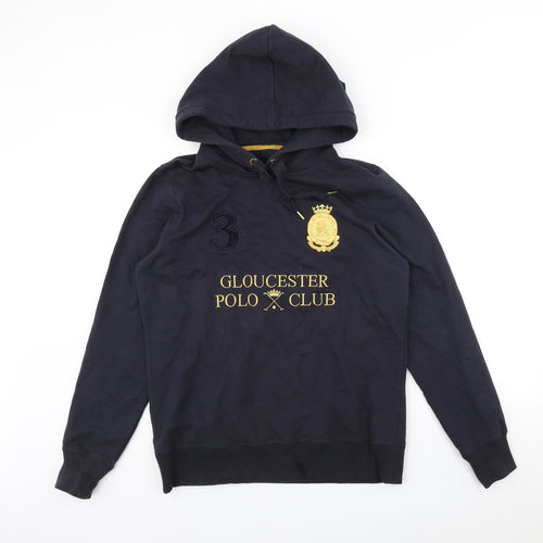 Joules Womens Blue Cotton Pullover Hoodie Size 16 Pullover - Gloucester Polo club