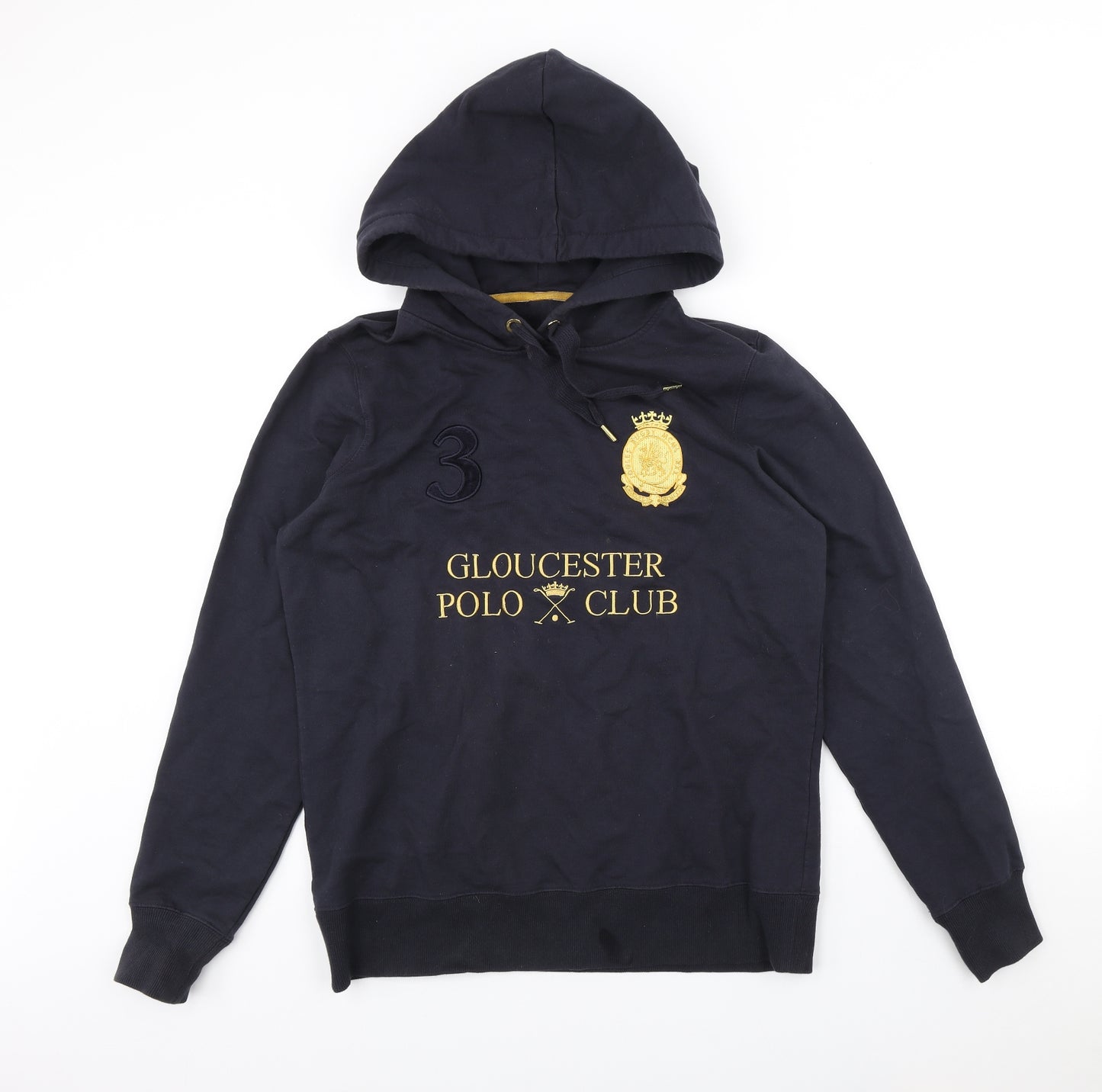 Joules Womens Blue Cotton Pullover Hoodie Size 16 Pullover - Gloucester Polo club