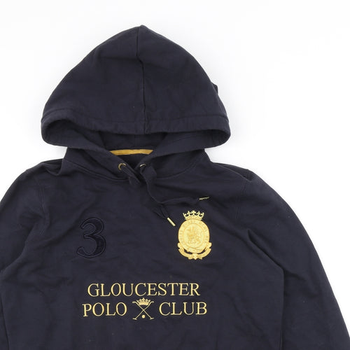 Joules Womens Blue Cotton Pullover Hoodie Size 16 Pullover - Gloucester Polo club