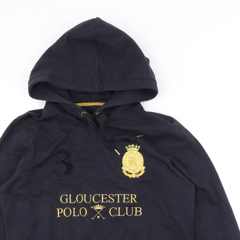 Joules Womens Blue Cotton Pullover Hoodie Size 16 Pullover - Gloucester Polo club
