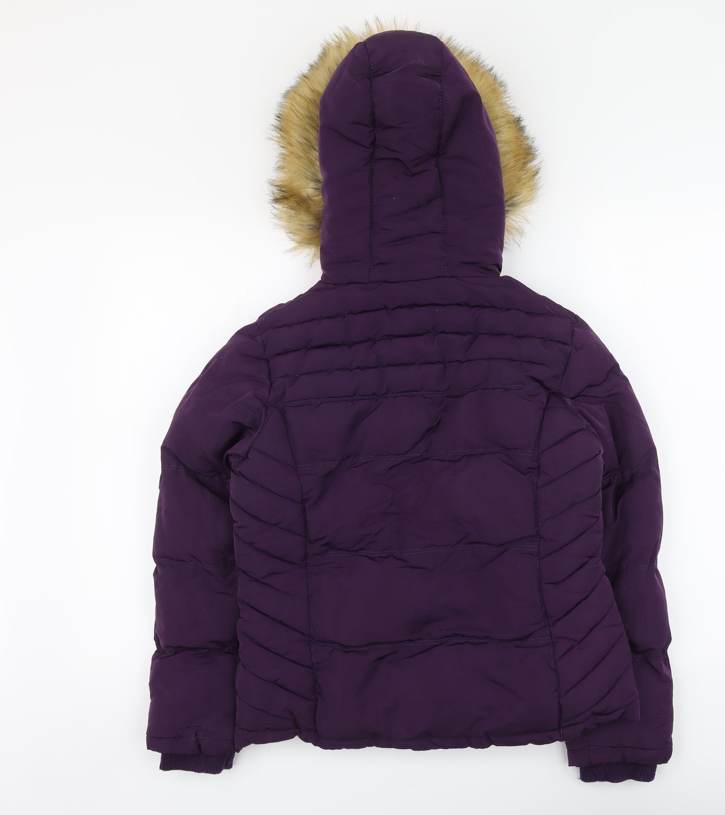 SoulCal&Co Girls Purple Jacket Size 13 Years Zip