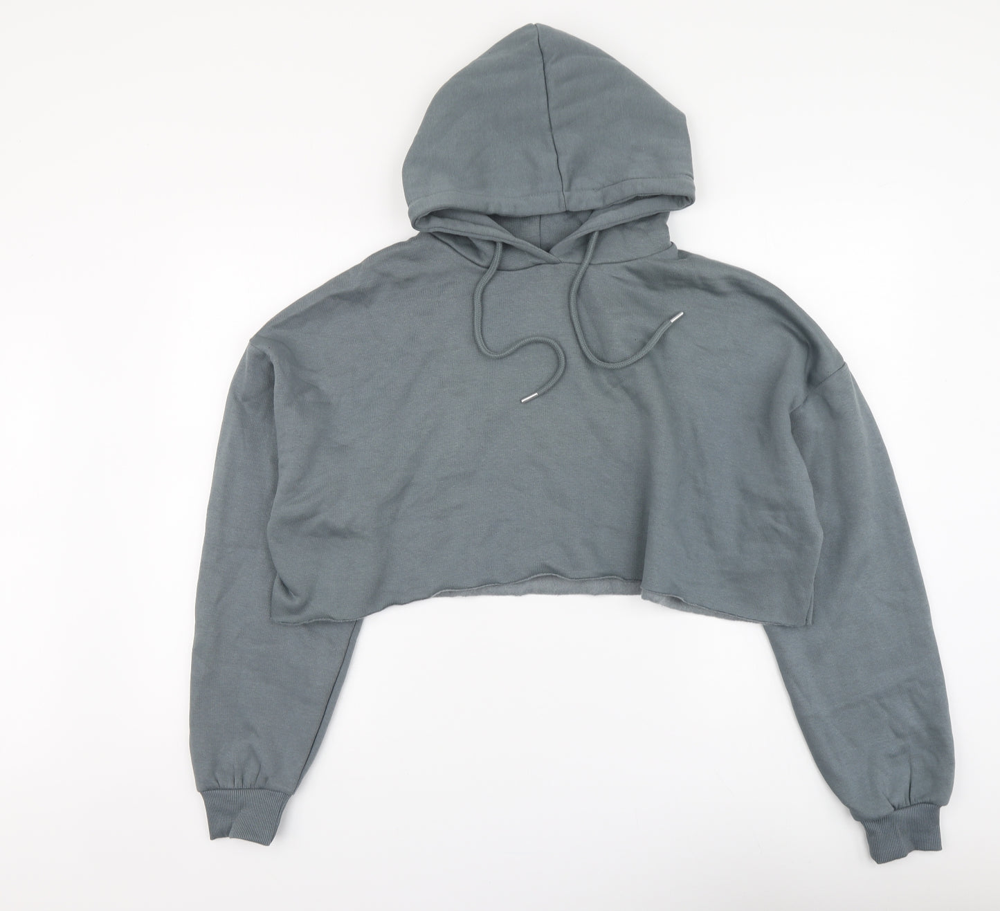 Rising Womens Grey Cotton Pullover Hoodie Size M Pullover