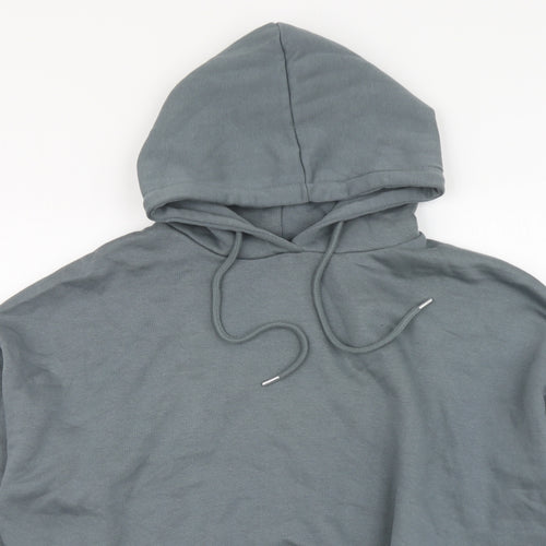 Rising Womens Grey Cotton Pullover Hoodie Size M Pullover