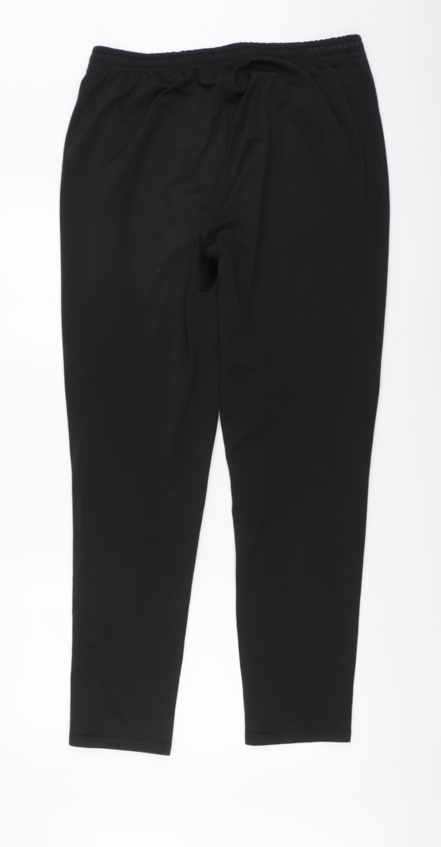 PUMA Mens Black Polyester Jogger Leggings Size L L31 in Regular Button - Logo