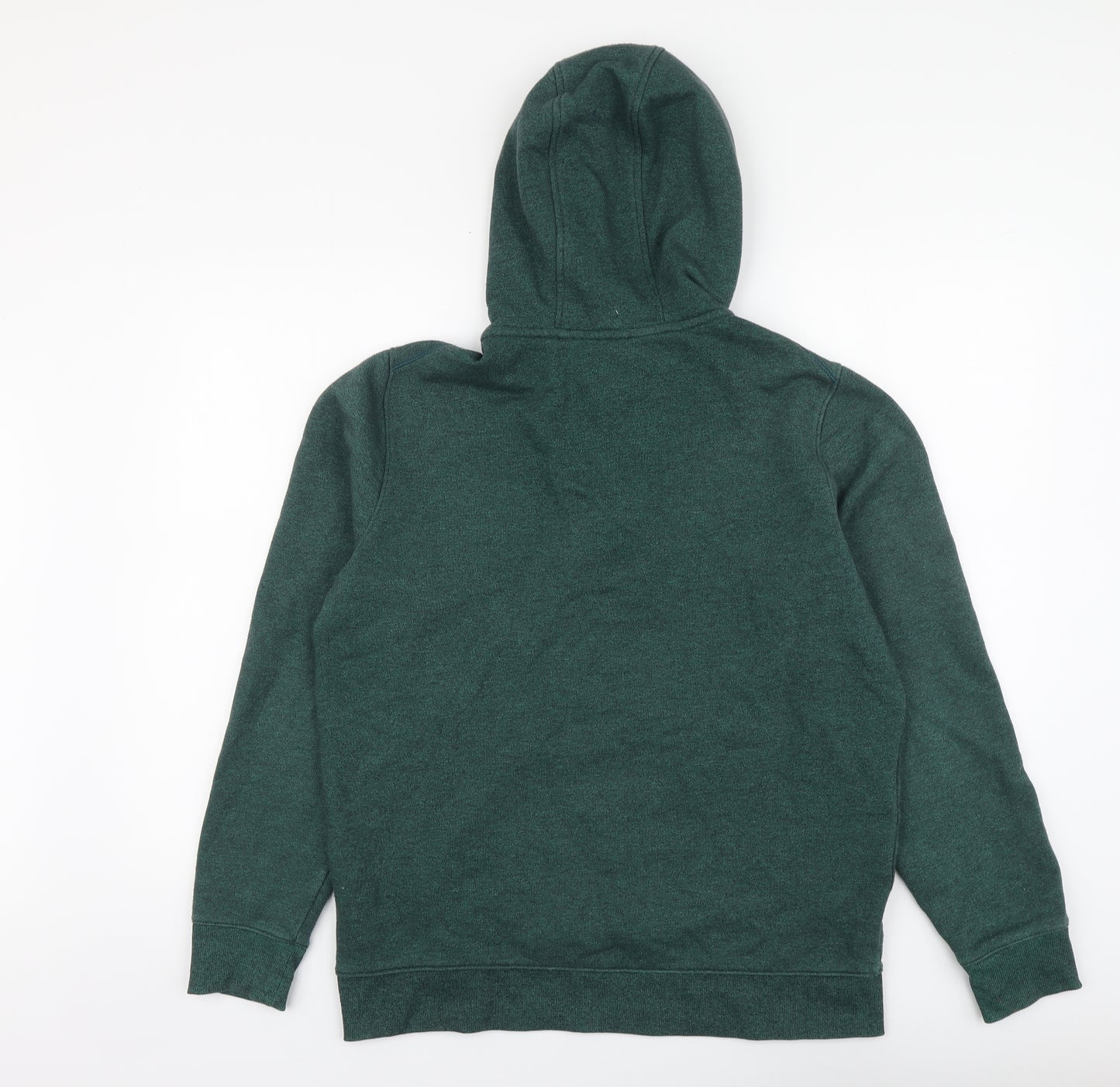 Under armour Mens Green Cotton Pullover Hoodie Size M