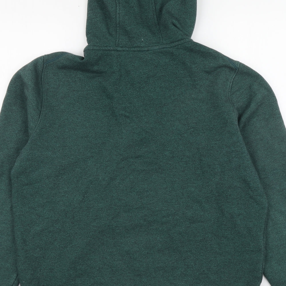 Under armour Mens Green Cotton Pullover Hoodie Size M