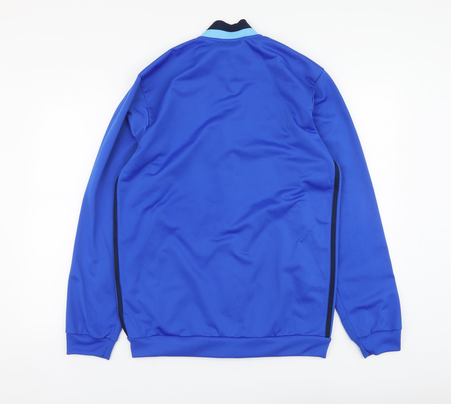 adidas Mens Blue Polyester Full Zip Hoodie Size M - North Ireland Football