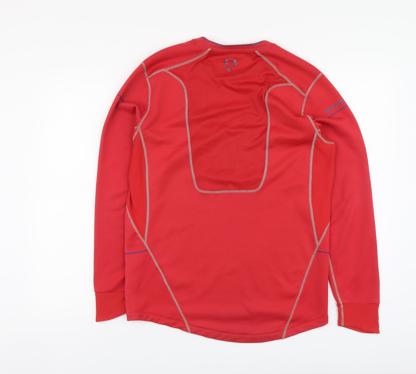 Nike Mens Red Polyester Pullover Sweatshirt Size M - Manchester United Football Club