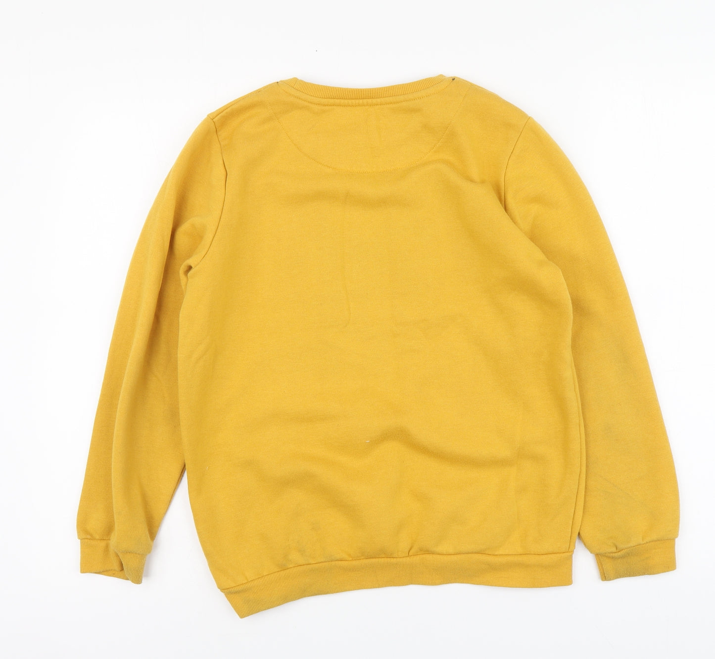 Primark Girls Yellow Cotton Pullover Hoodie Size 11-12 Years Pullover - Bronx NYC