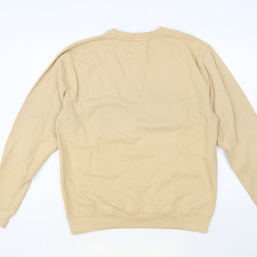H&L Womens Beige Cotton Pullover Sweatshirt Size L Pullover - Harper
