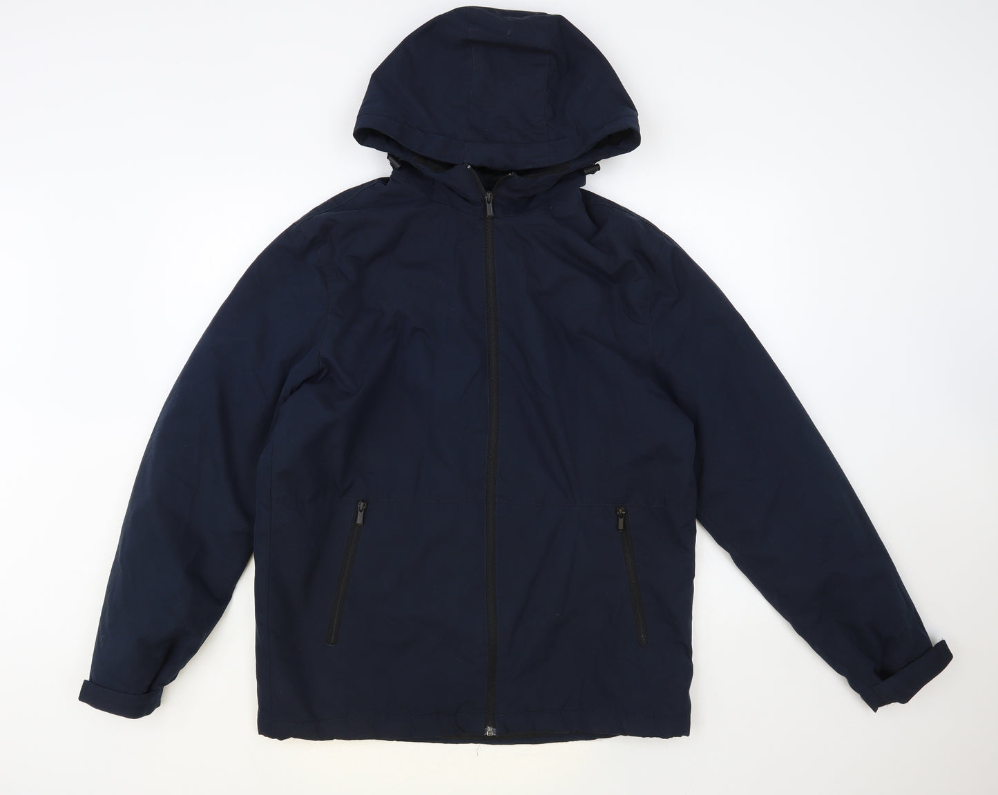 Primark Mens Blue Windbreaker Jacket Size M Zip