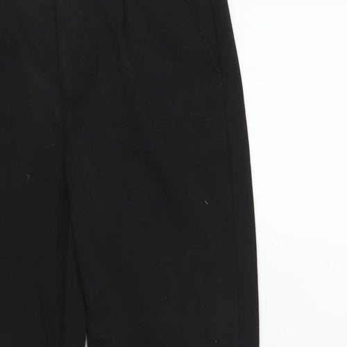 Dunnes Stores Boys Black Polyester Chino Trousers Size 11-12 Years Regular Hook & Loop - Schoolwear