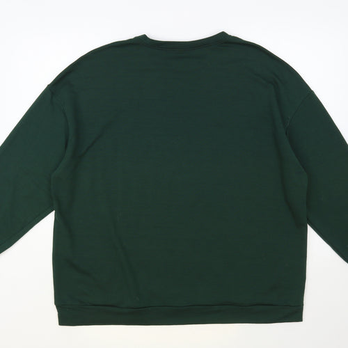 SheIn Womens Green Polyester Pullover Sweatshirt Size XL Pullover - Ohio
