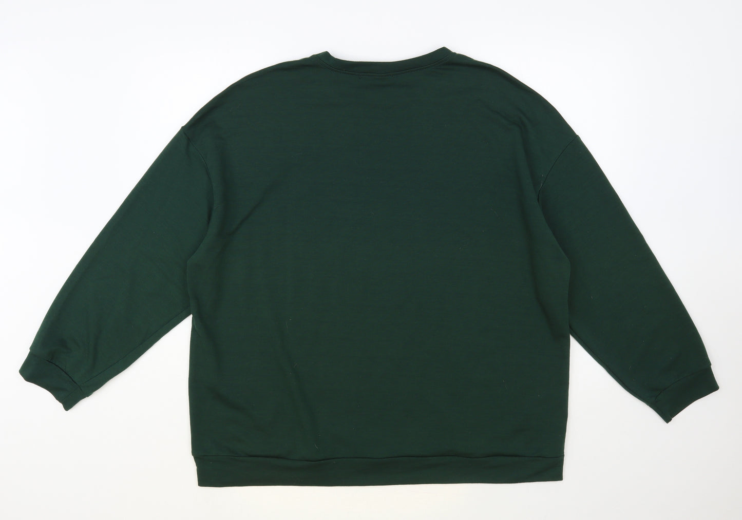 SheIn Womens Green Polyester Pullover Sweatshirt Size XL Pullover - Ohio