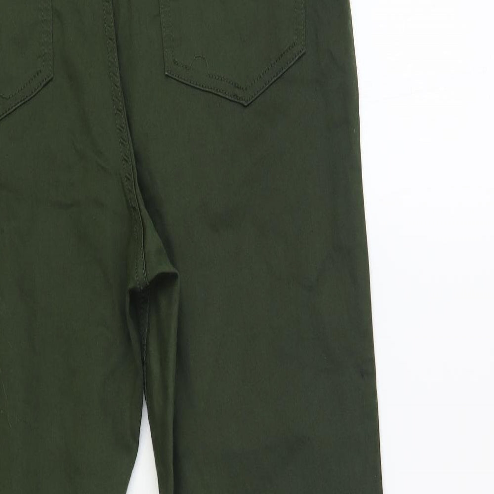 Dunnes Stores Womens Green Cotton Jegging Jeans Size 16 L30 in Regular