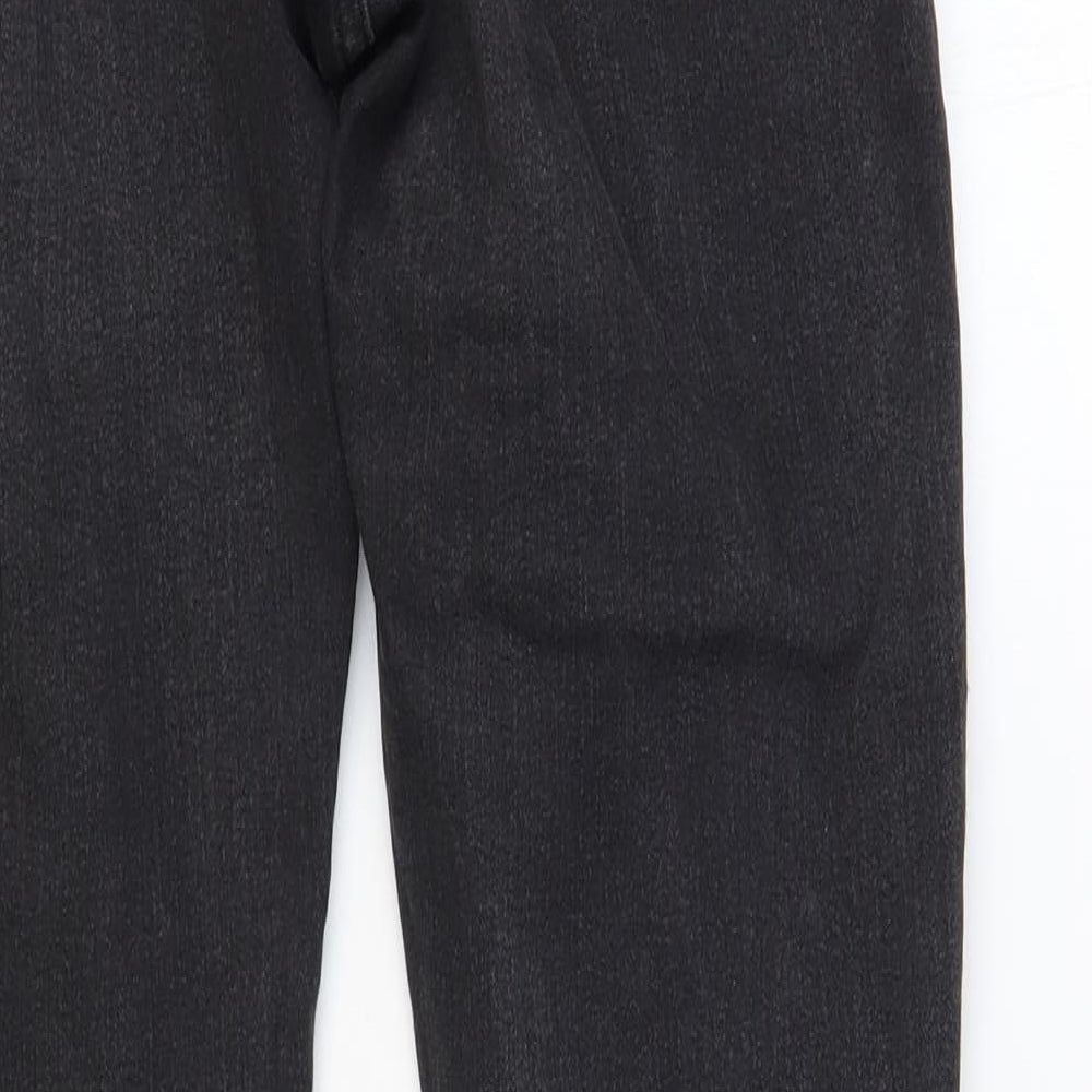 H&M Womens Grey Cotton Skinny Jeans Size 10 L29 in Regular Button
