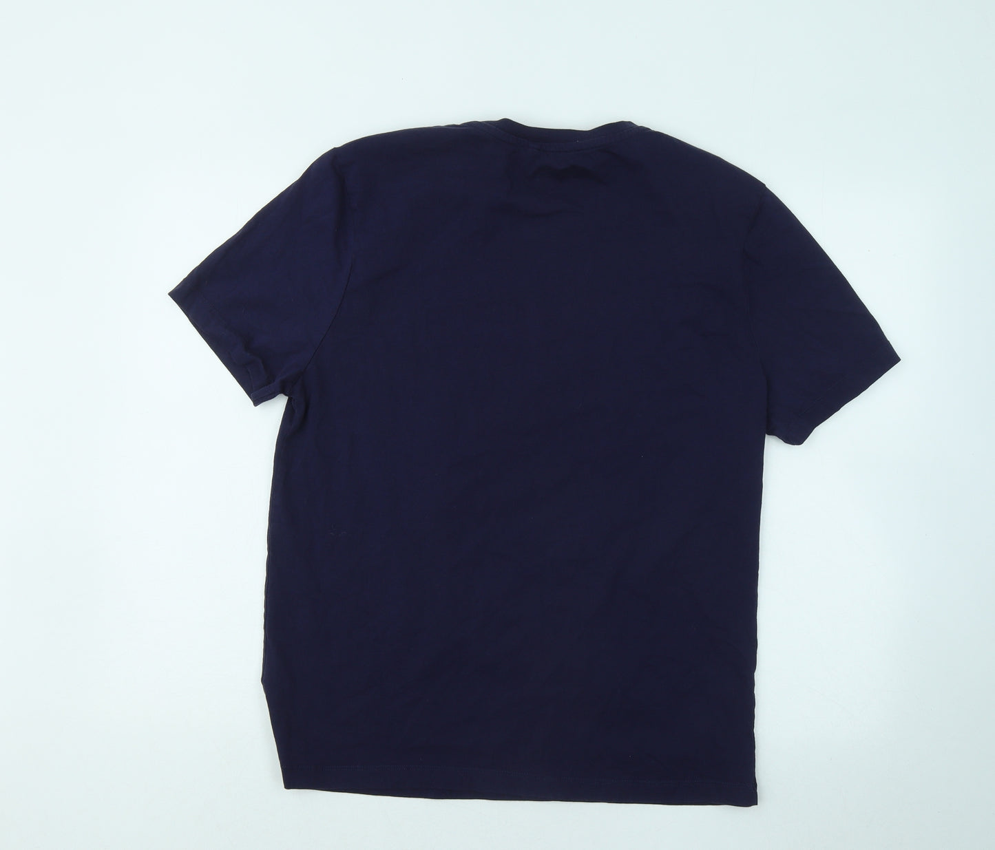 Primark Mens Blue Cotton T-Shirt Size XL Round Neck - Back To The Future